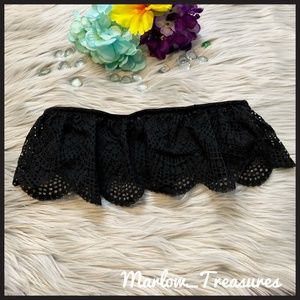 Victoria's Secret Lined Lace Strapless Bralette XS